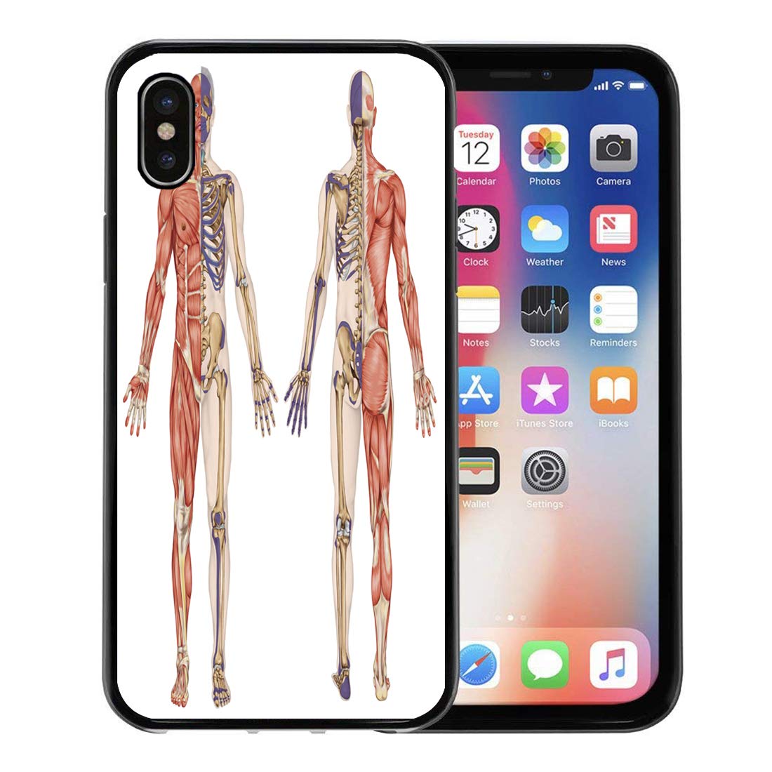 1100x1100 Emvency Phone Case For Apple Iphone Xs Case,blue