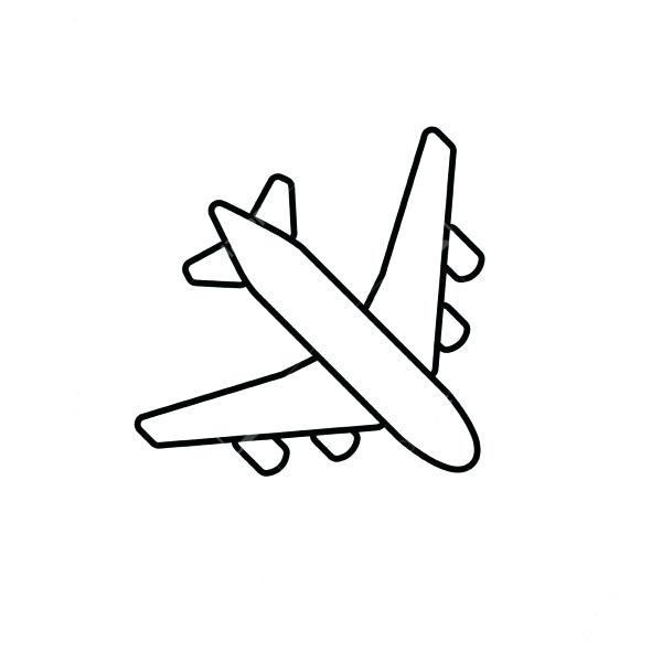 600x600 Airplane Drawing Running