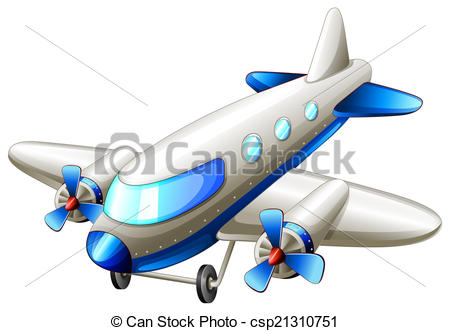 450x331 A Vintage Blue Plane Illustration Of A Vintage Blue Plane