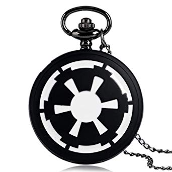 342x342 men's pocket watch, vintage retro galactic empire pocket watch