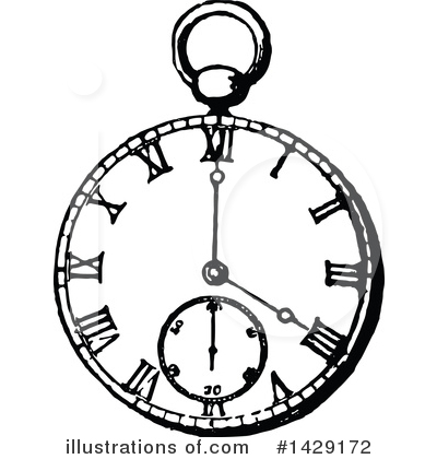 400x420 Pocket Watch Clipart