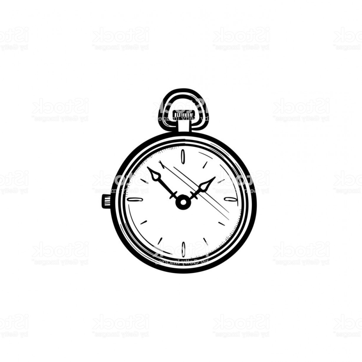 1228x1228 Pocket Watch Hand Drawn Sketch Icon Gm Soidergi