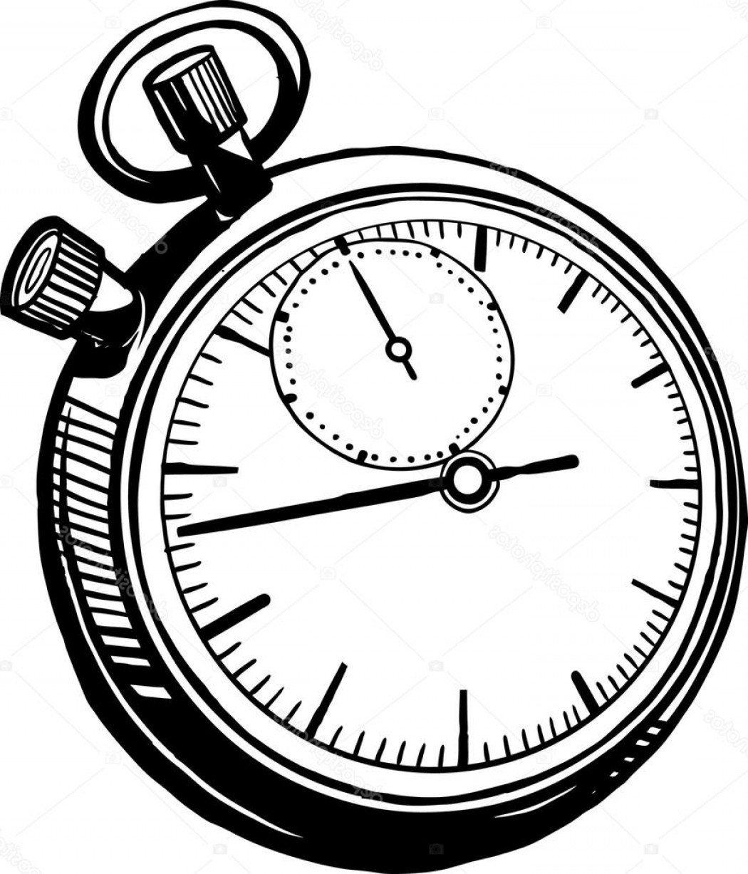 1050x1227 Stock Illustration Vintage Stop Watch Perspective Soidergi