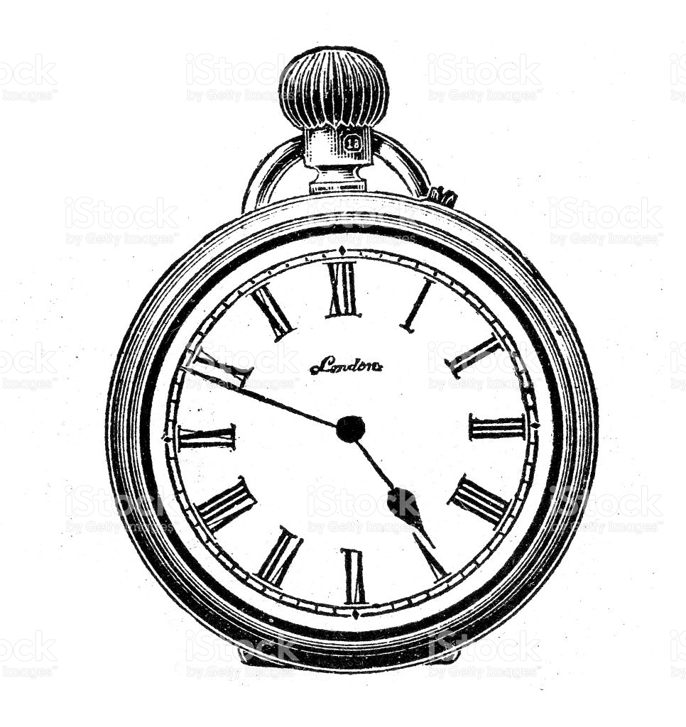 966x1024 Collection Of 'alice In Wonderland Pocket Watch Drawing' Download