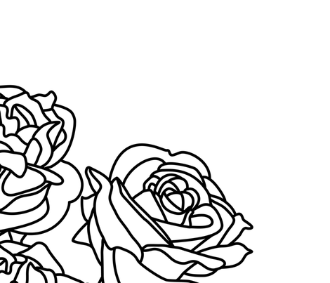 470x403 Vintage Rose Lines