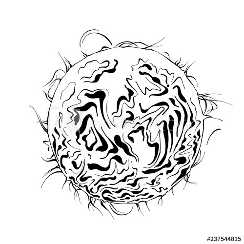 500x500 Vector Engraved Style Illustration For Posters, Logo, Emblem