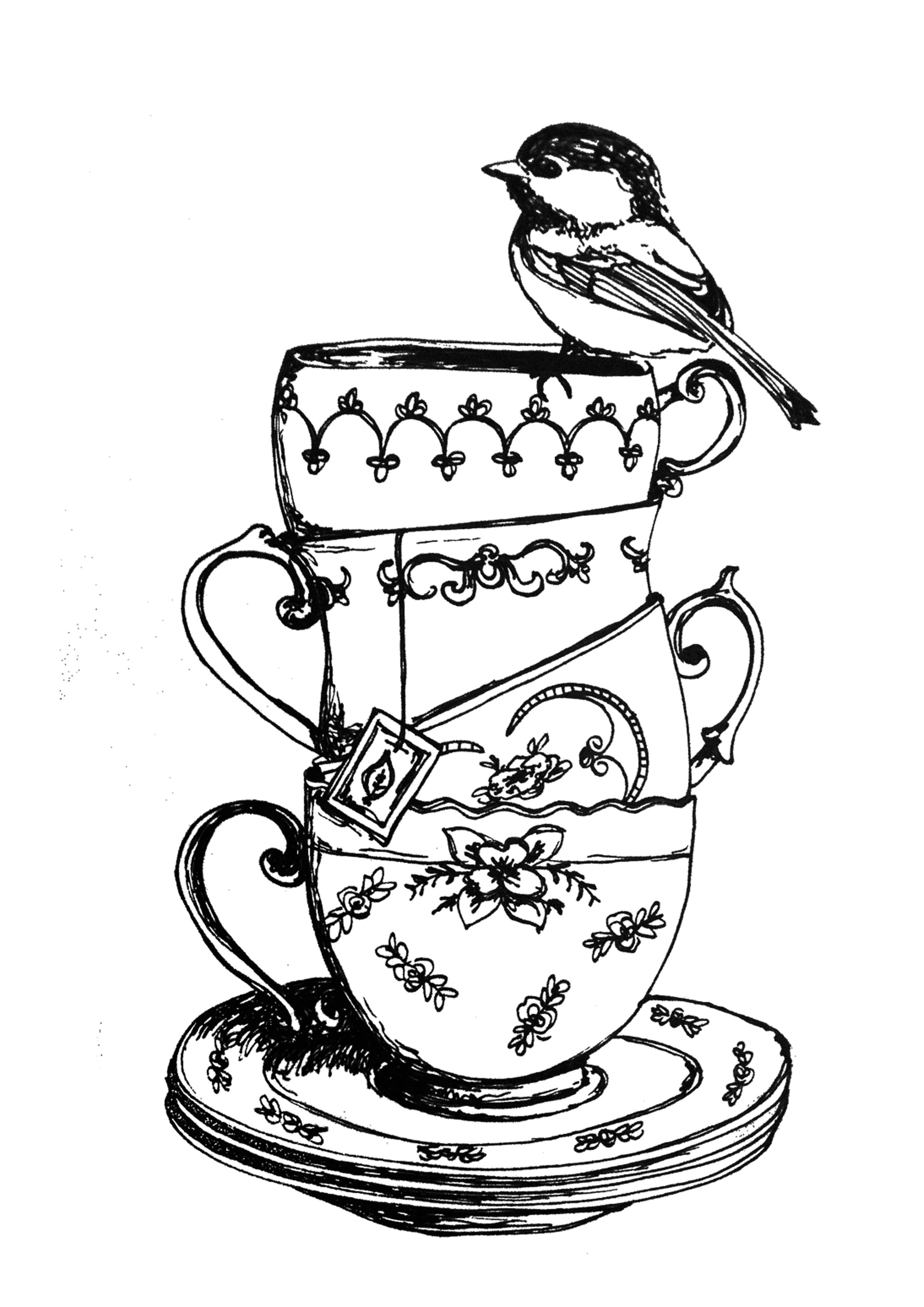 2480x3508 From Who Is This!! Pretty Teacups Sketch Please Let Me Know