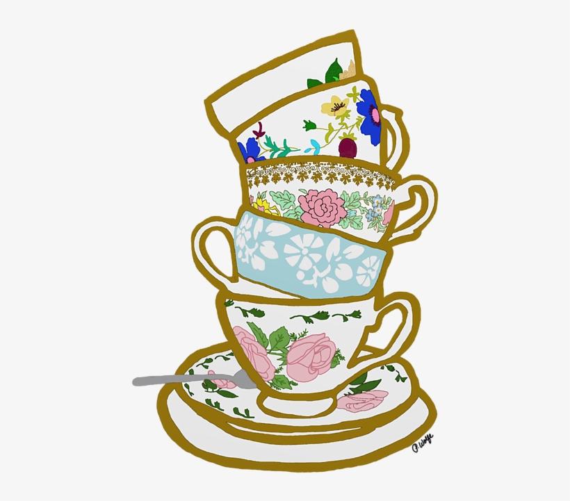 820x721 Teacup Drawing Stacked