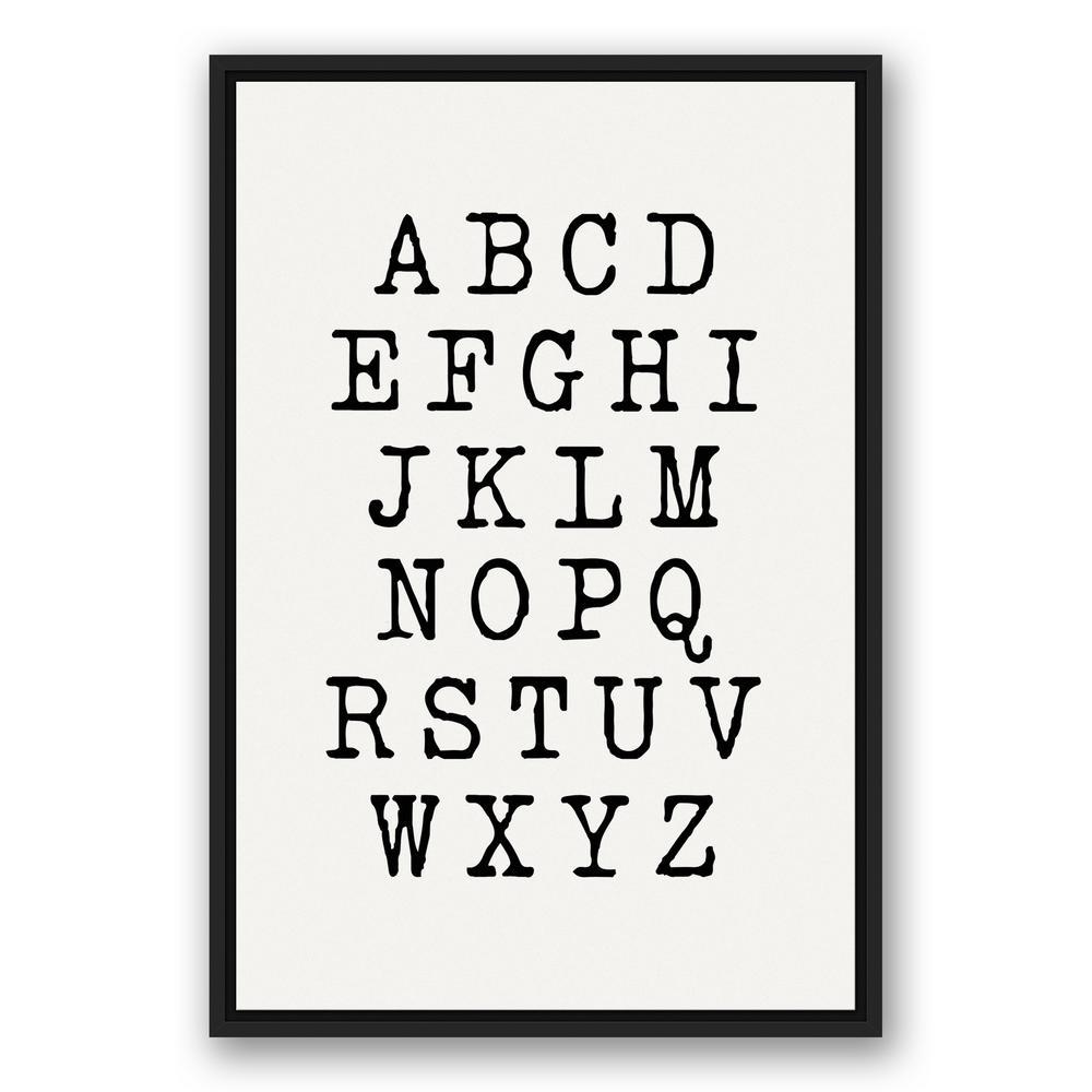 1000x1000 Designs Direct In X In ''typewriter Alphabet'' Printed