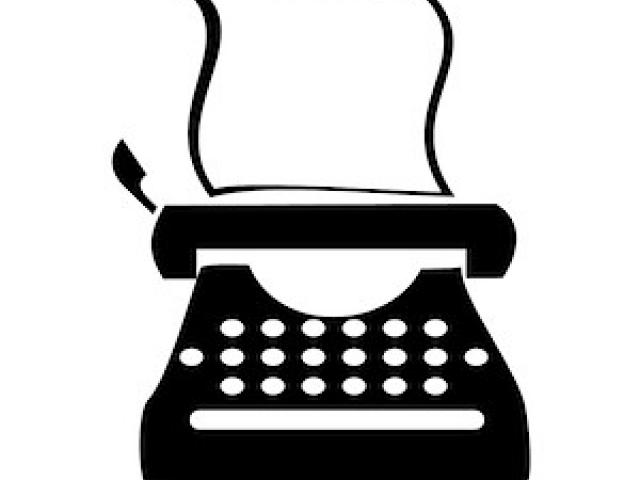 640x480 Typewriter Clipart