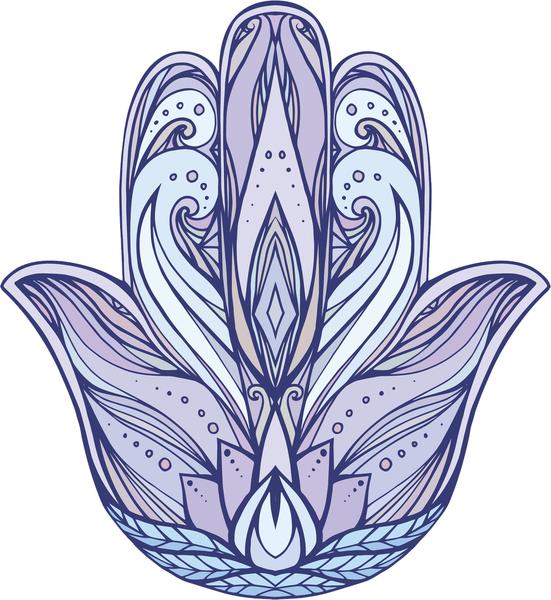 551x600 Pretty Delicate Watercolor Hamsa Hand Cartoon Drawing