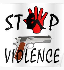 210x230 Stop Gun Violence Drawing Posters Redbubble