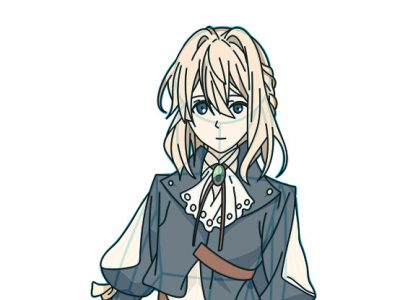 400x300 how to draw violet from violet evergarden
