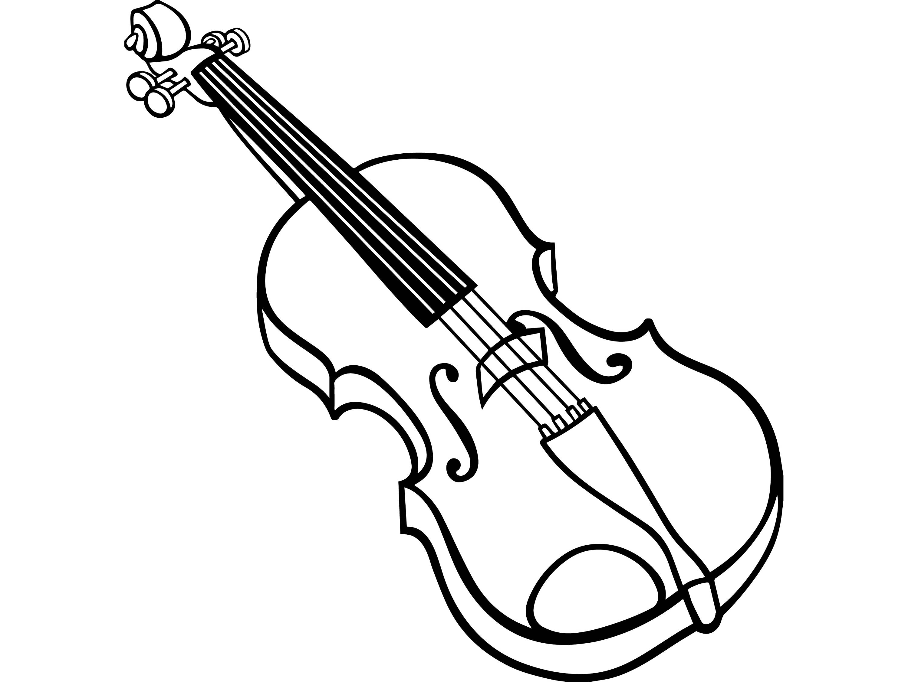 Violin Bow Drawing | Free download on ClipArtMag