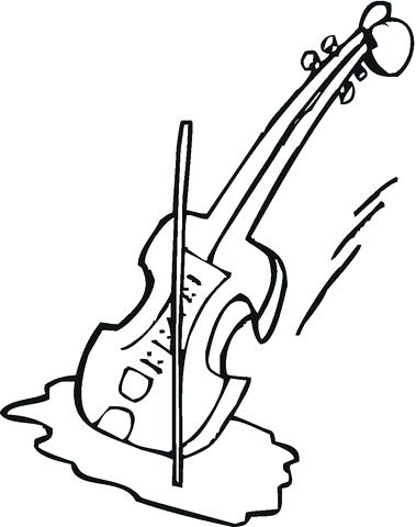 Violin Drawing