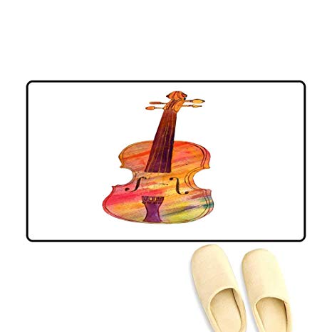 466x466 Interior Doormat Watercolour An Ink Drawing