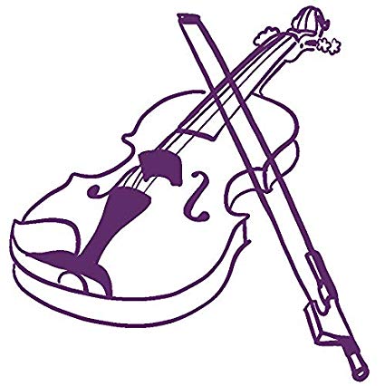 425x426 Hbarsci Violin Vinyl Decal