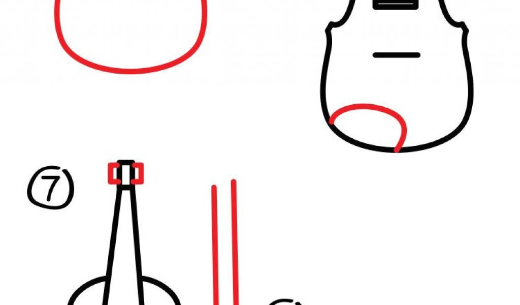 1024x600 drawing easy violin how to draw a violin art for kids hub