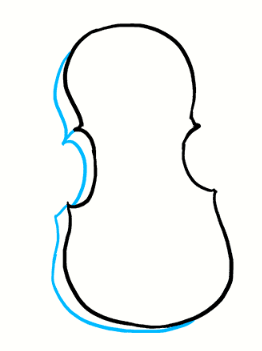 262x351 How To Draw A Violin