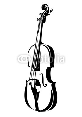 281x400 Violin Outline