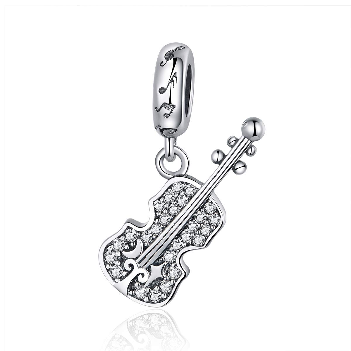 1200x1200 Fans Of Violin Charms Beads Sterling Silver Music