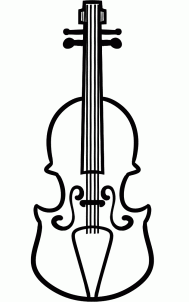 189x302 How To Draw A Violin For Kids, Step