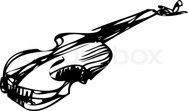 800x472 sketch of a stringed musical stock vector colourbox