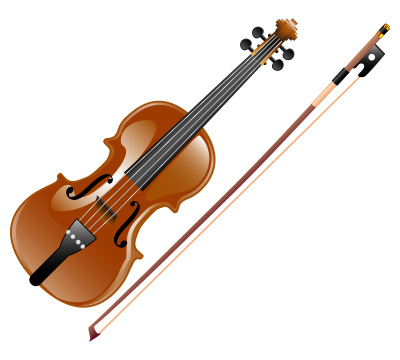 400x360 Collection Of Free Colored Clipart Violin Download On Ui Ex