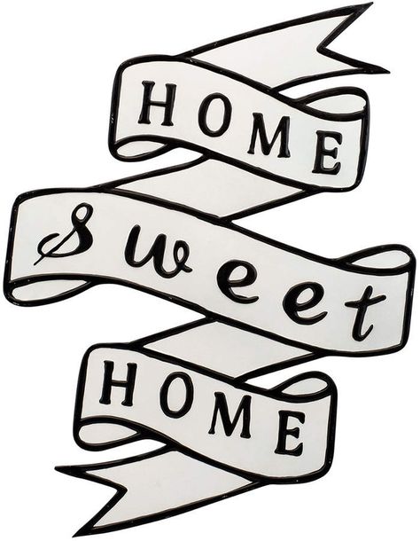 474x610 Vip International Metal Sign Home Sweet Home Drawing