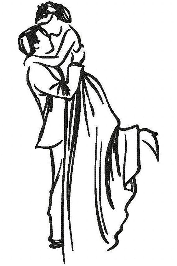 570x855 bride and groom embroidery design vip hus pes