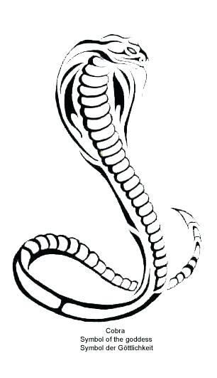 306x531 How To Draw Cobra How To Draw Snake Cobra Draw Images