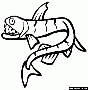 294x300 Download Dragon Fish Coloring Pages Getwallpapers Us