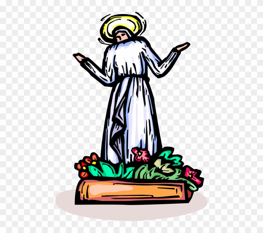 880x780 Vector Illustration Of Blessed Virgin Mary Mother