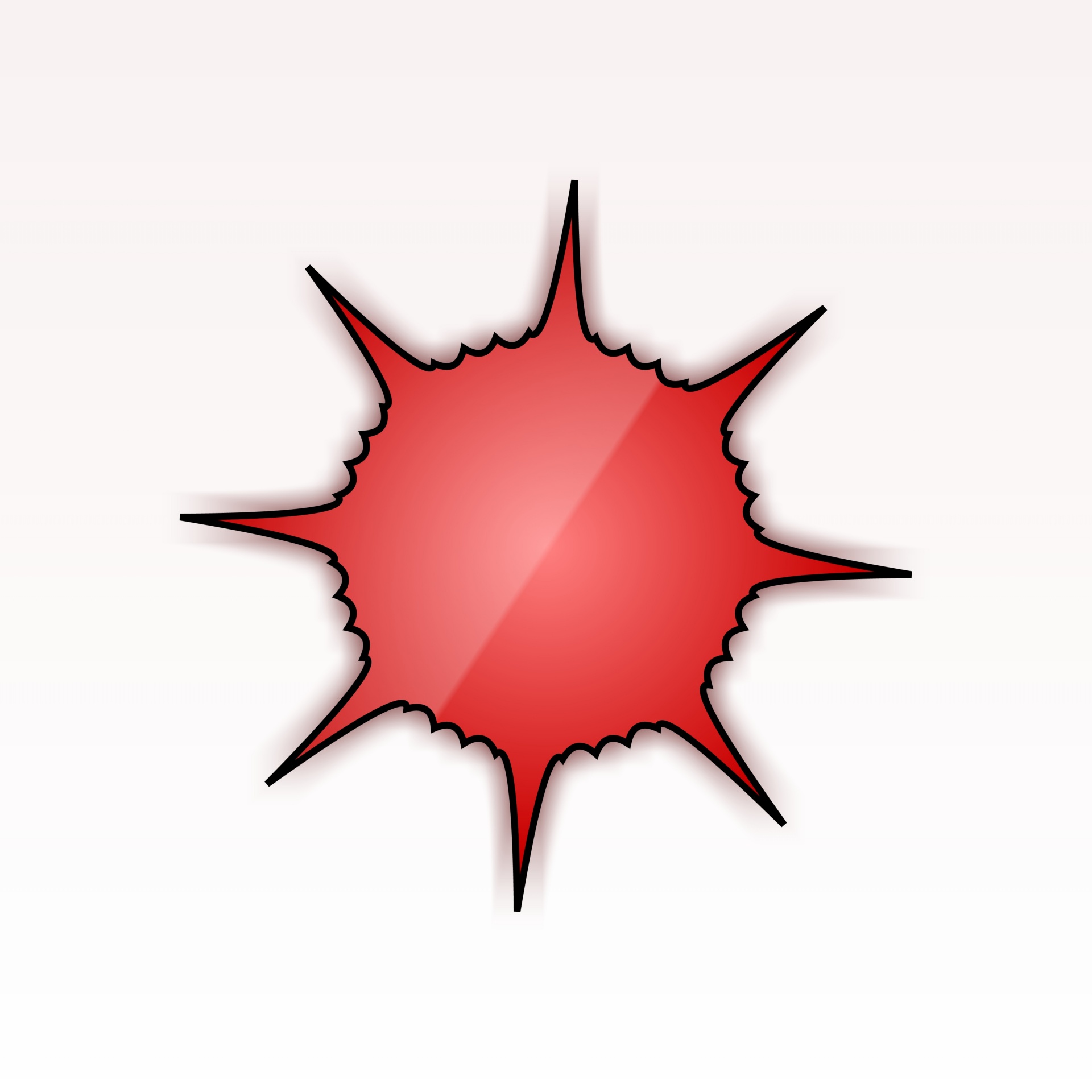 1920x1920 Drawing, Red, Virus, Isolated, White