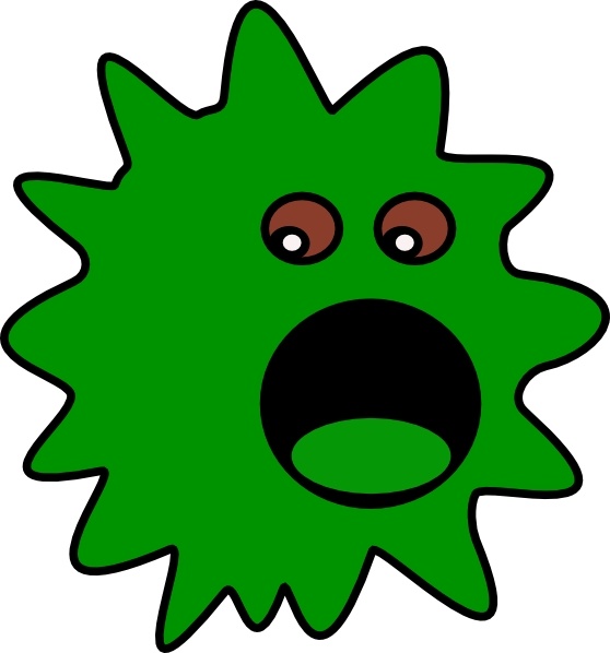 558x598 Green Virus Clip Art Free Vector In Open Office Drawing