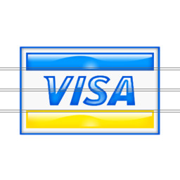 256x256 Drawing Visa Icon