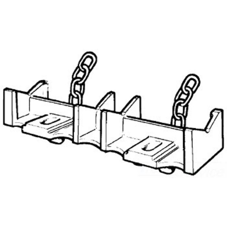 750x750 ridgid base, with pivot pins plumbersstock