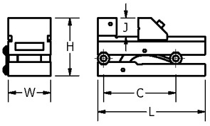 295x178 Suburban Sine Vise, Sineset Compatible, Jaw Capacity