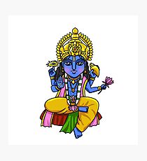 210x230 God Vishnu Drawing Photographic Prints Redbubble