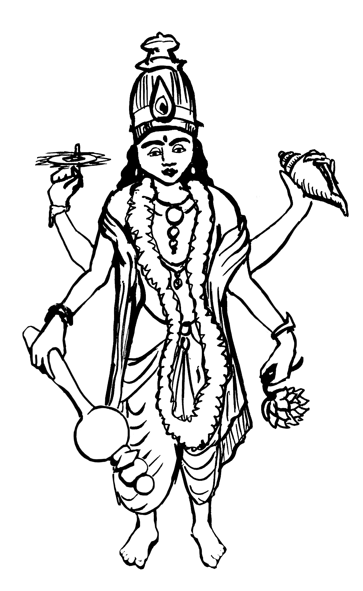 1187x1929 Mythology Vishnu The Sustainer