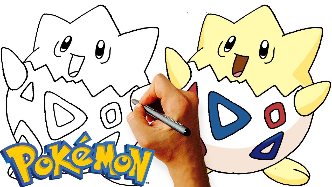 1280x720 How To Draw Togepi From Pokemon Step