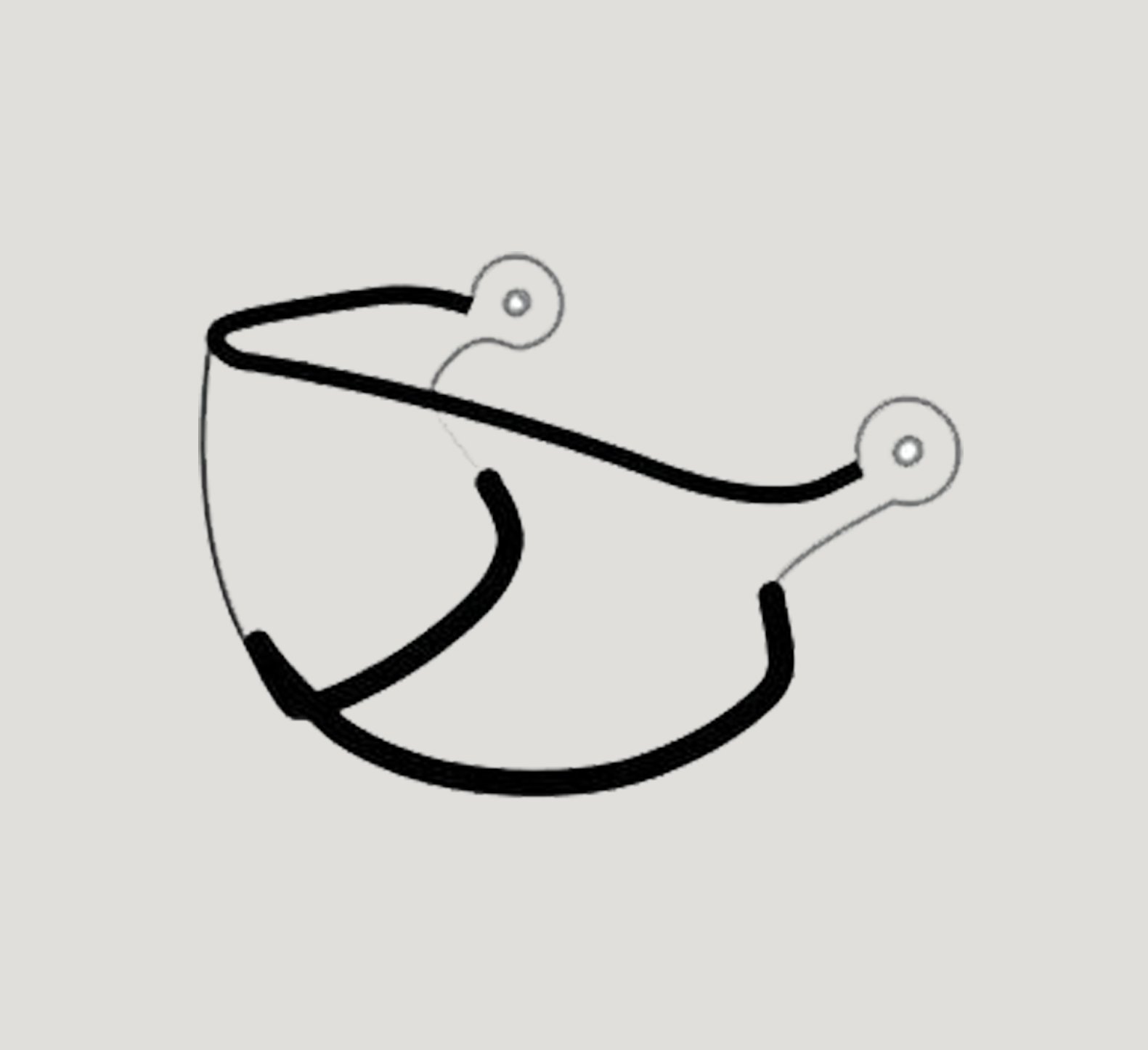 1581x1446 kask lifestyle helmet replacement visor bell's bicycles