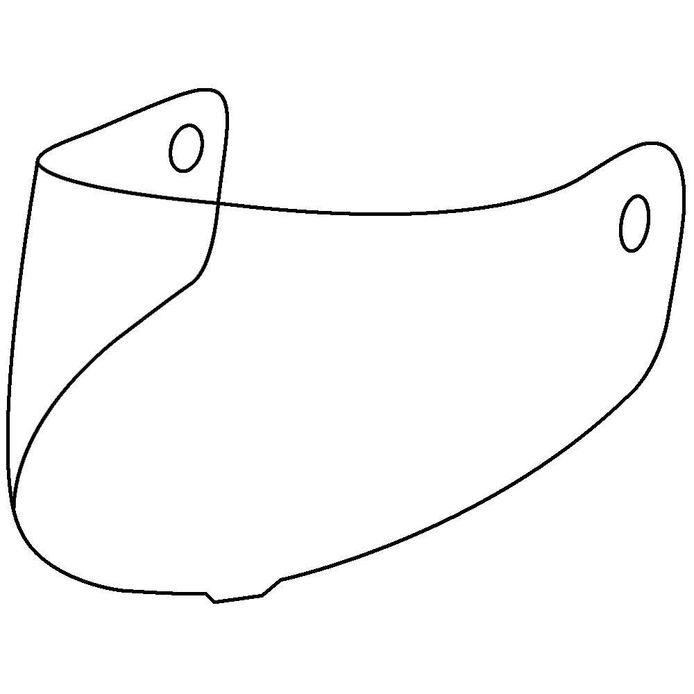 1000x1000 visor clear