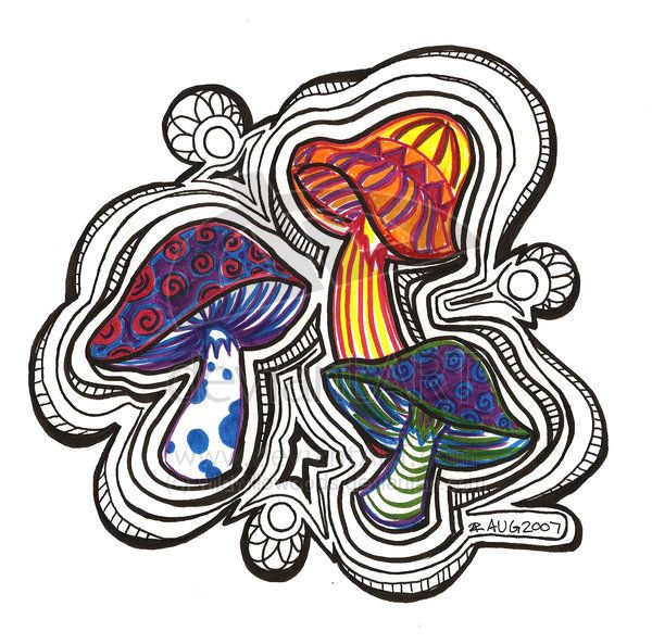 600x593 Ideas For Drawing Mushrooms Mushroom Art Stuffed Mushrooms