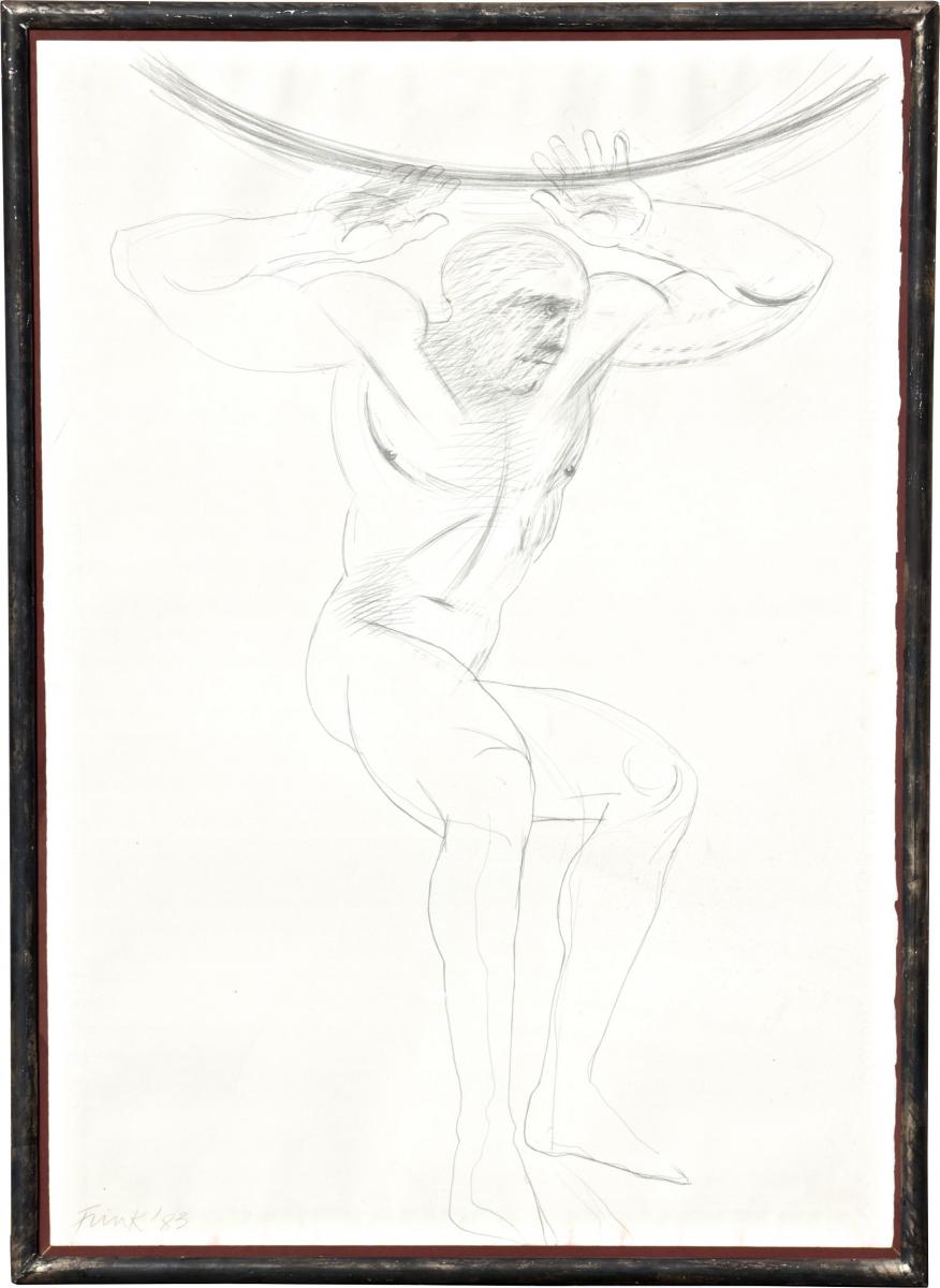 876x1200 Elisabeth Frink Atlas Bronze And Drawing Bada