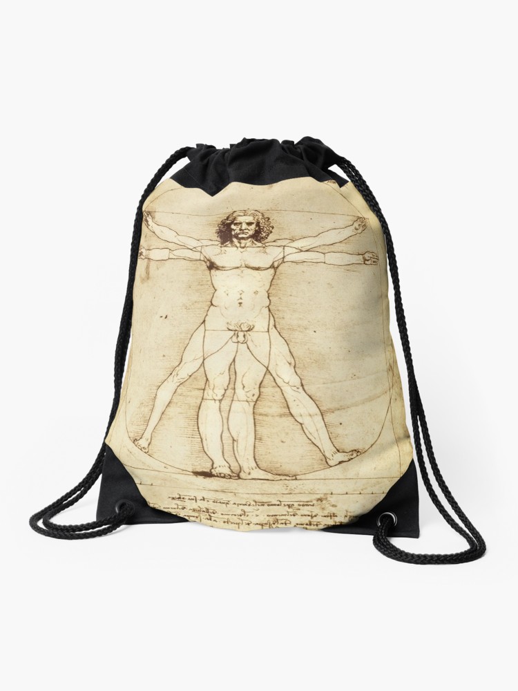 750x1000 Vitruvian Man Drawing