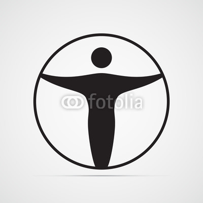 400x400 Carved Silhouette Flat Icon, Simple Vector Design Modern