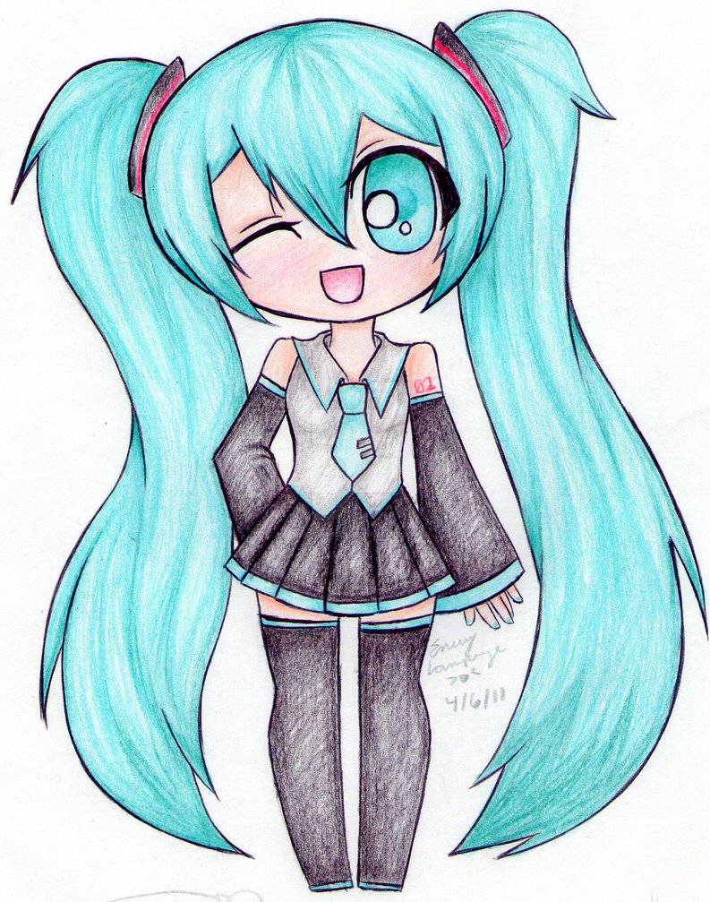 793x1007 Hatsune Miku Chibi U
