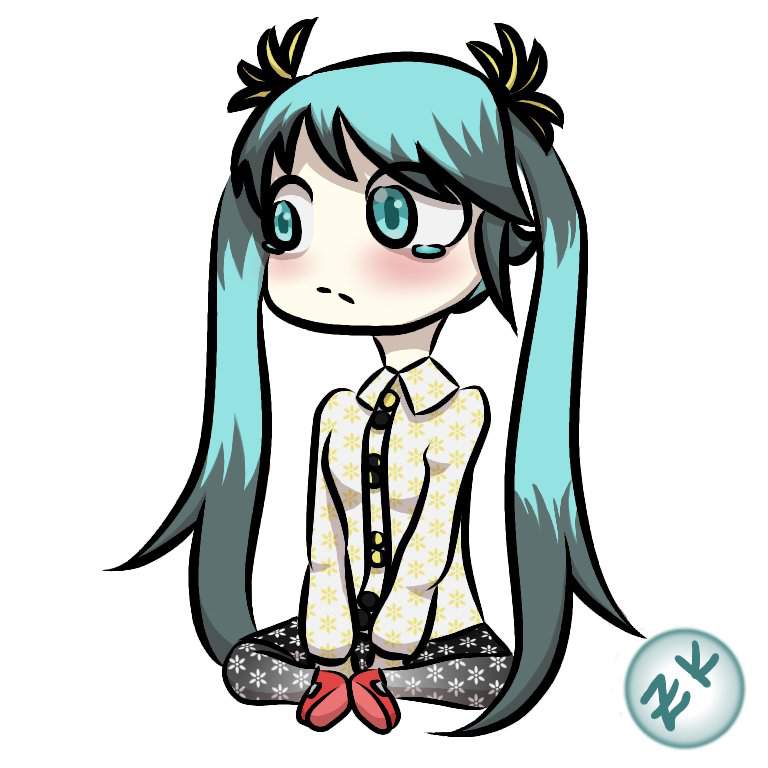 768x768 chibi kimi no taion miku vocaloid amino