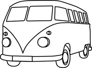 300x222 Lovely Vw Bus Coloring Sheets